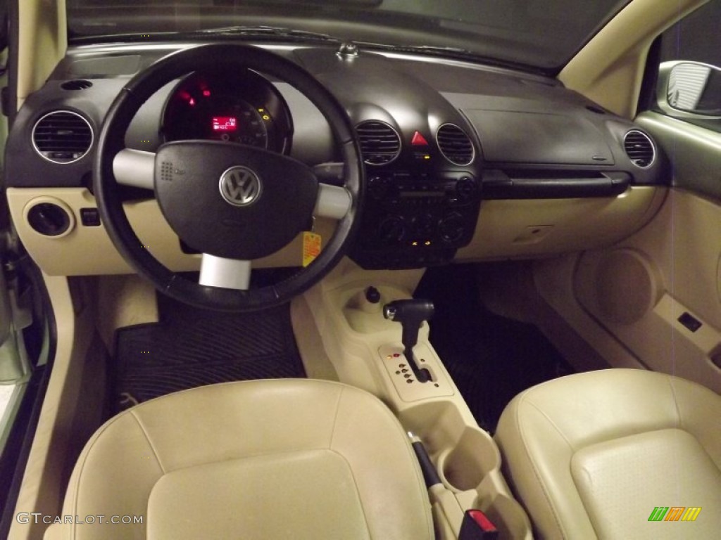 2008 New Beetle SE Convertible - Gecko Green / Cream Beige photo #12