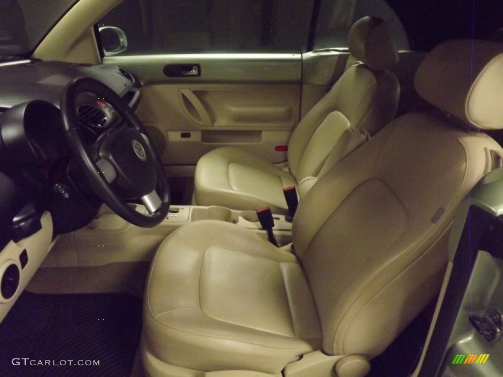 2008 New Beetle SE Convertible - Gecko Green / Cream Beige photo #16