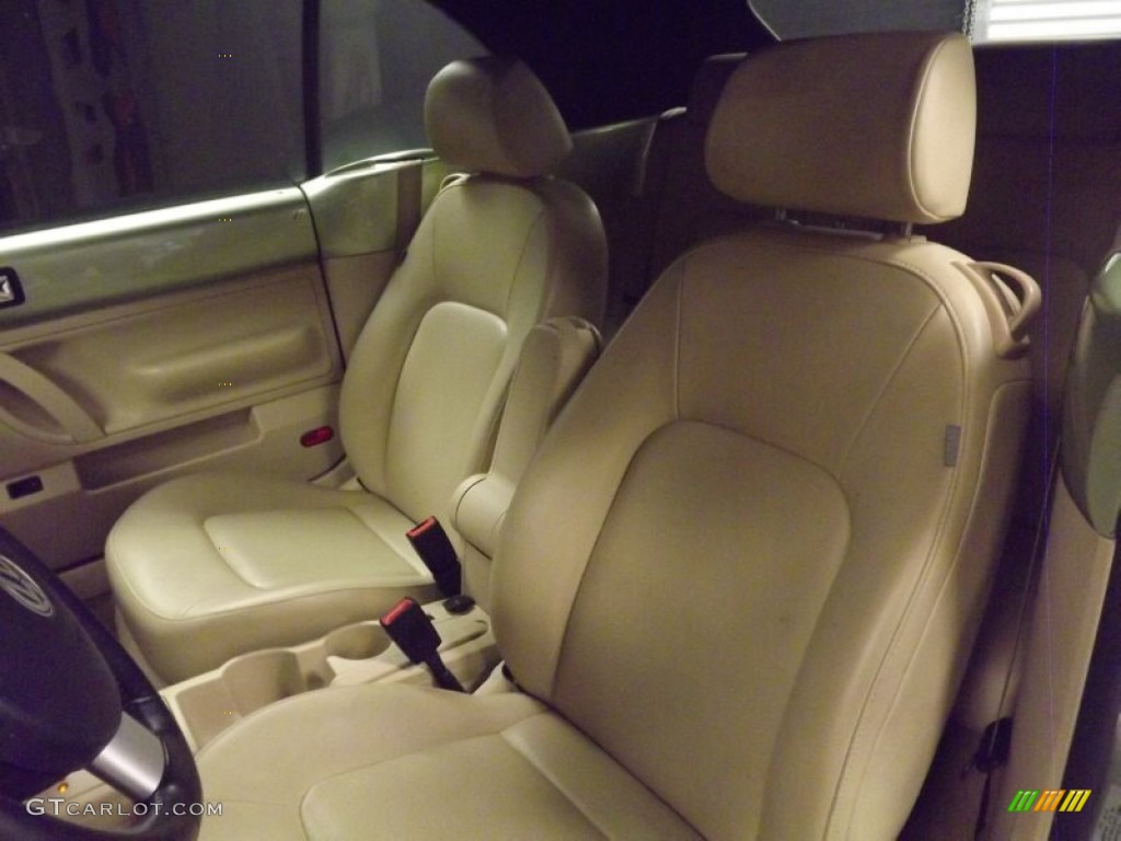 2008 New Beetle SE Convertible - Gecko Green / Cream Beige photo #17