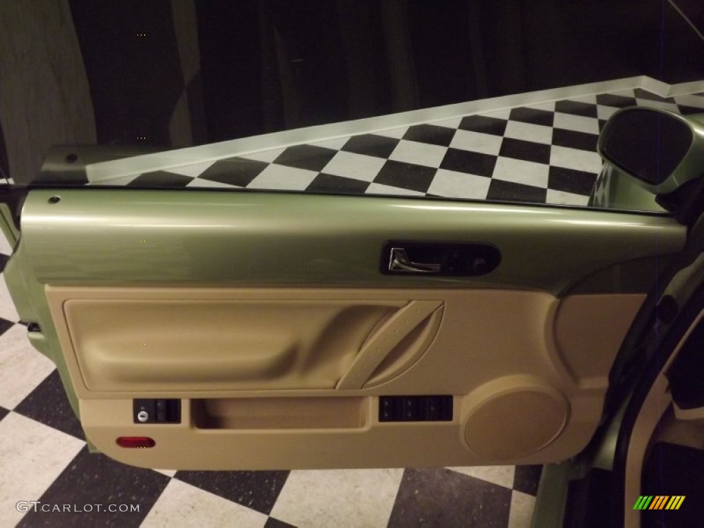 2008 New Beetle SE Convertible - Gecko Green / Cream Beige photo #19