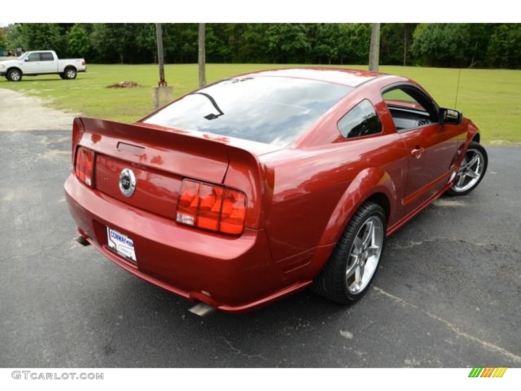2005 Mustang GT Premium Coupe - Redfire Metallic / Dark Charcoal photo #5