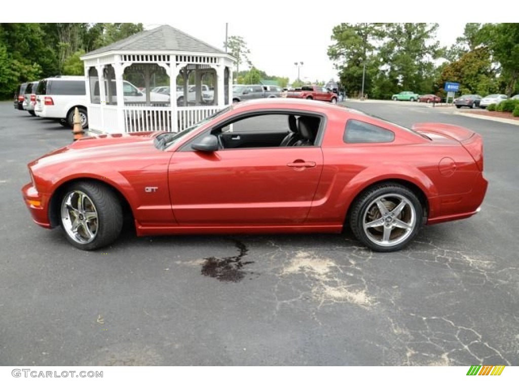 2005 Mustang GT Premium Coupe - Redfire Metallic / Dark Charcoal photo #8