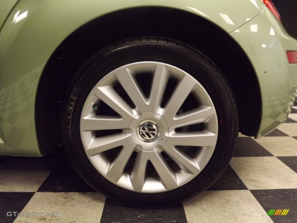 2008 New Beetle SE Convertible - Gecko Green / Cream Beige photo #25