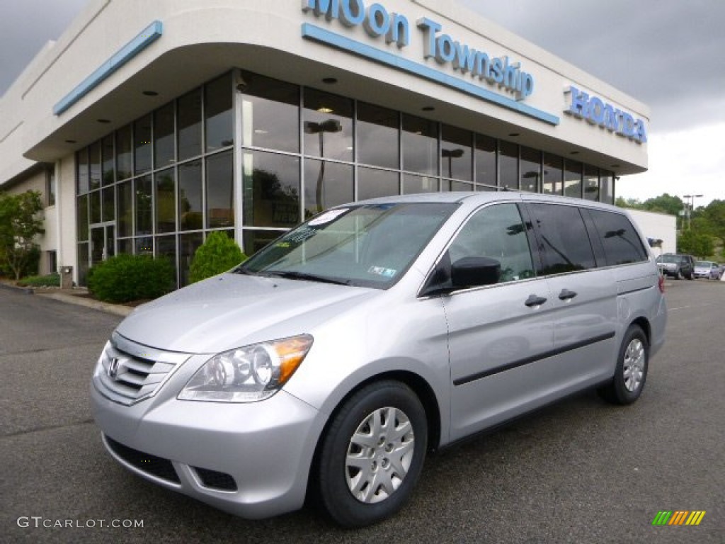 2010 Odyssey LX - Alabaster Silver Metallic / Gray photo #1