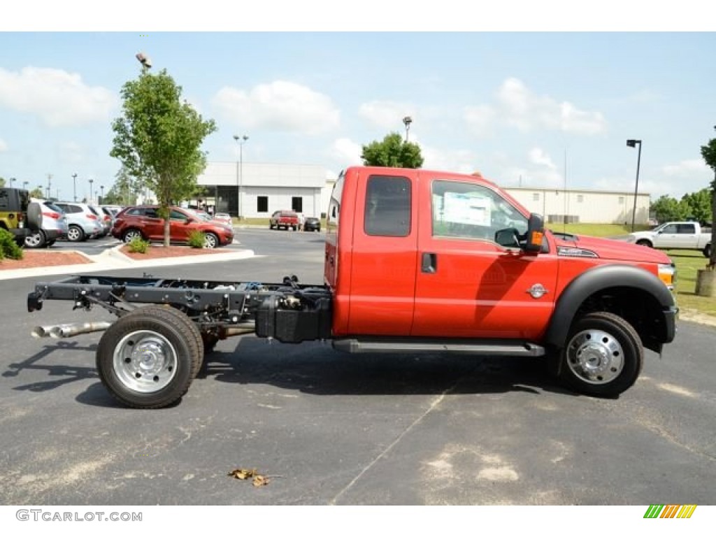 Vermillion Red 2013 Ford F450 Super Duty XLT Crew Cab Exterior Photo #82067209