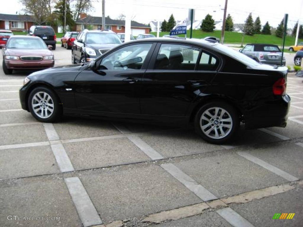 2007 3 Series 328i Sedan - Jet Black / Black photo #5
