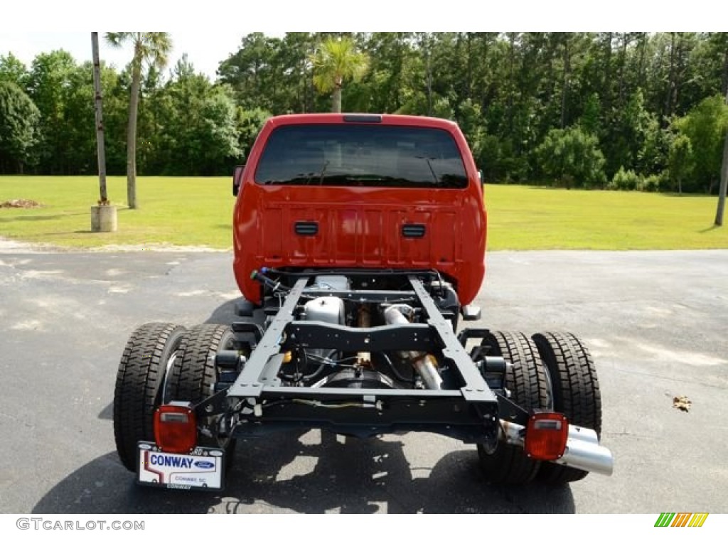 2013 F450 Super Duty XLT Crew Cab - Vermillion Red / Steel photo #5