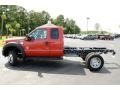 Vermillion Red 2013 Ford F450 Super Duty XLT Crew Cab Exterior