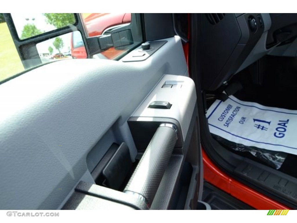 2013 F450 Super Duty XLT Crew Cab - Vermillion Red / Steel photo #11