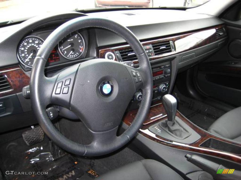 2007 3 Series 328i Sedan - Jet Black / Black photo #13