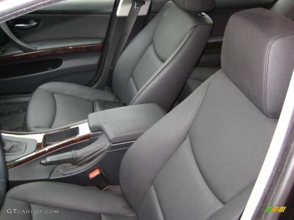 2007 3 Series 328i Sedan - Jet Black / Black photo #14