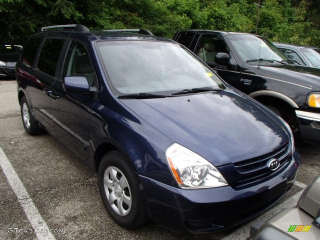 2008 Sedona LX - Velvet Blue Metallic / Gray photo #1