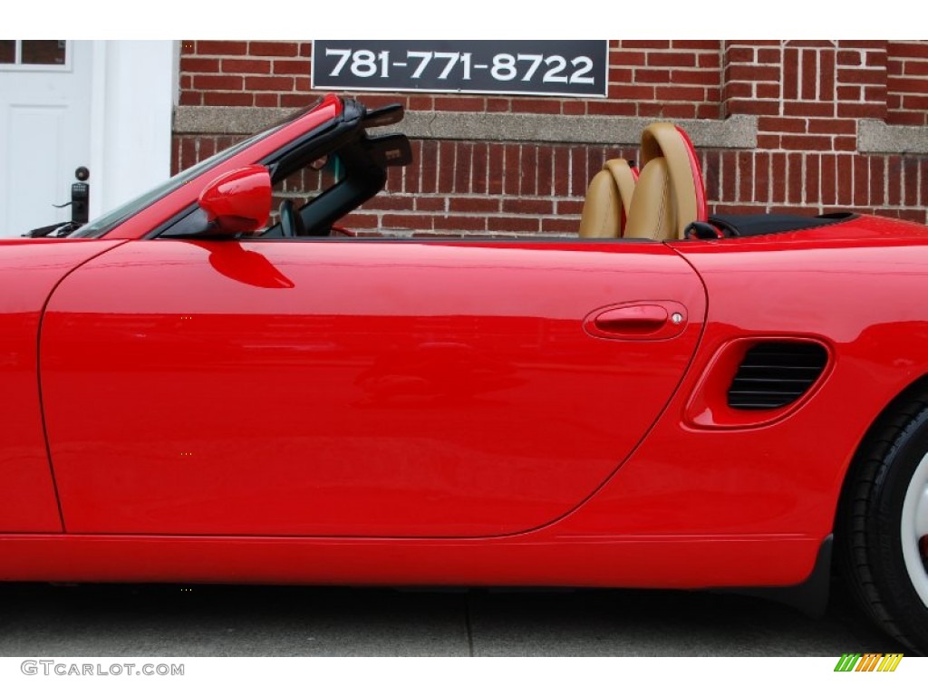 2002 Boxster S - Guards Red / Savanna Beige photo #26