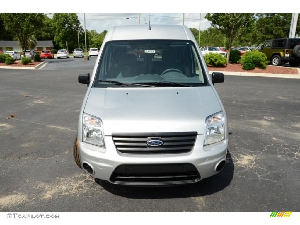 2013 Transit Connect XLT Van - Silver Metallic / Dark Gray photo #2