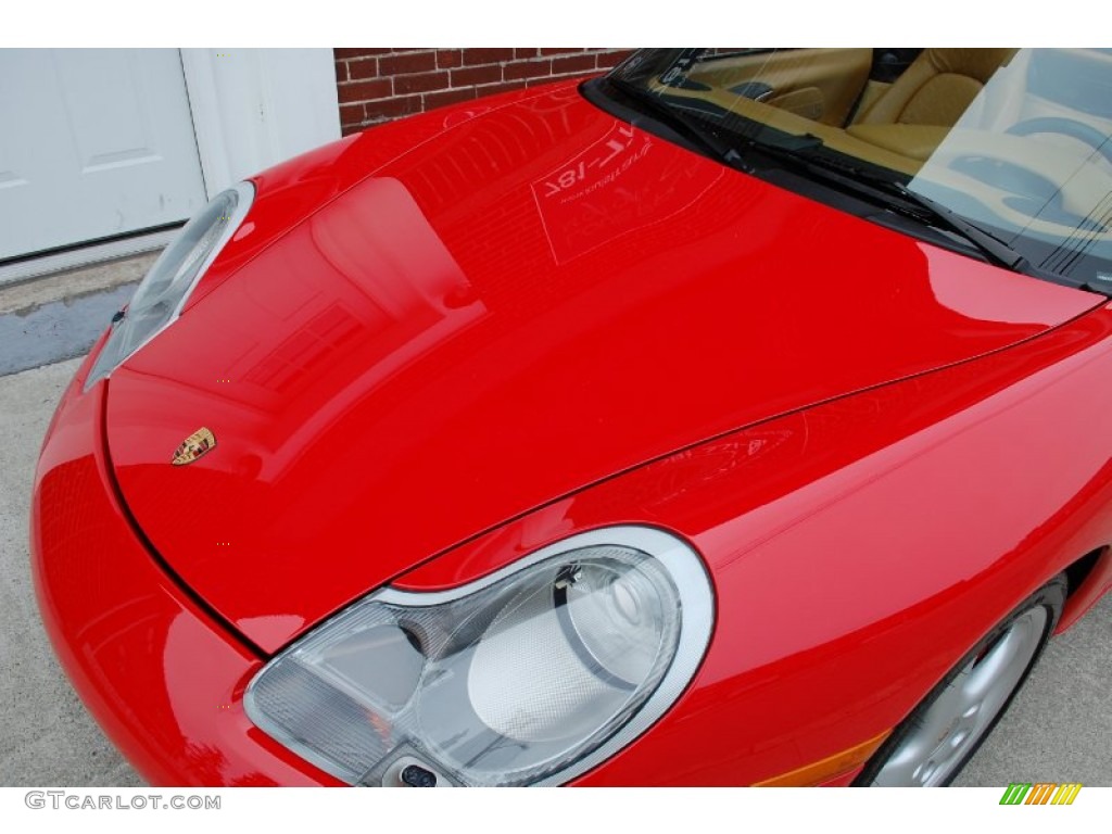 2002 Boxster S - Guards Red / Savanna Beige photo #30