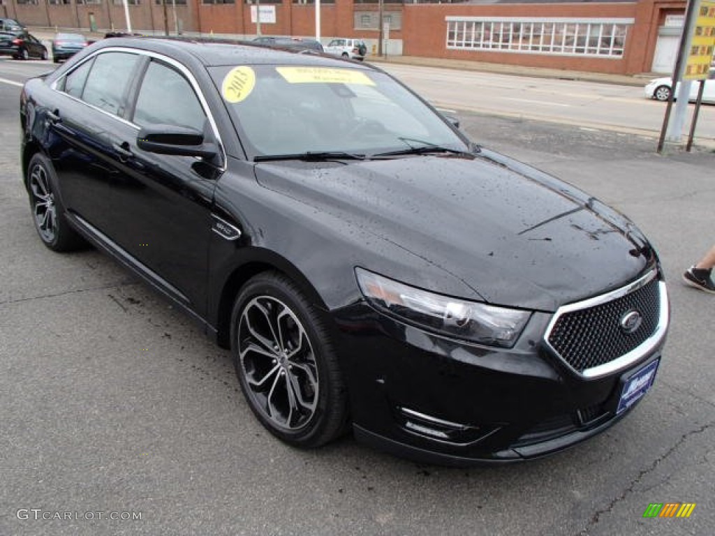 2013 Taurus SHO AWD - Tuxedo Black Metallic / SHO Charcoal Black Leather photo #2