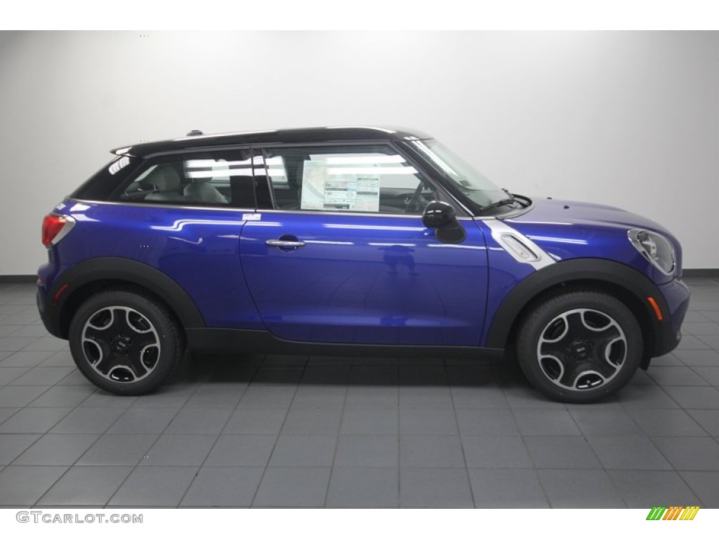 2013 Cooper Paceman - Starlight Blue Metallic / Gravity Satellite Gray Leather photo #2