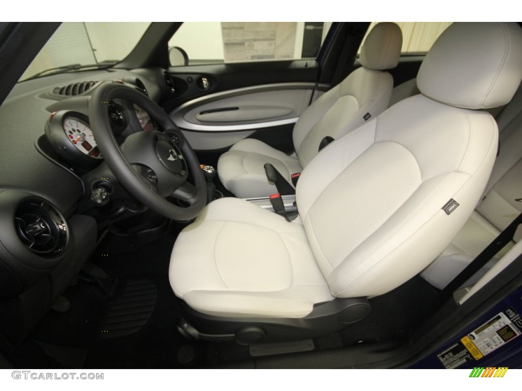 2013 Cooper Paceman - Starlight Blue Metallic / Gravity Satellite Gray Leather photo #3