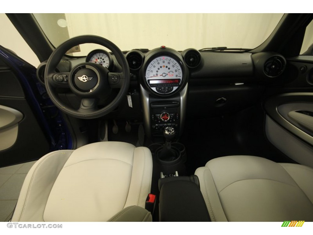 2013 Cooper Paceman - Starlight Blue Metallic / Gravity Satellite Gray Leather photo #4