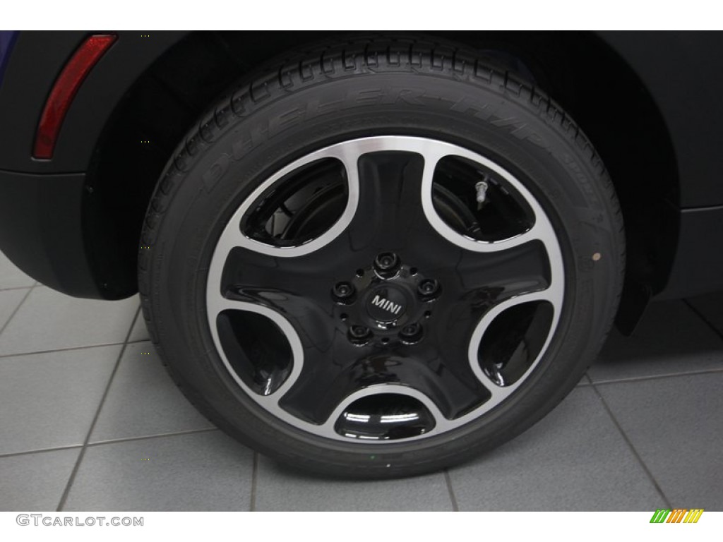 2013 Cooper Paceman - Starlight Blue Metallic / Gravity Satellite Gray Leather photo #7