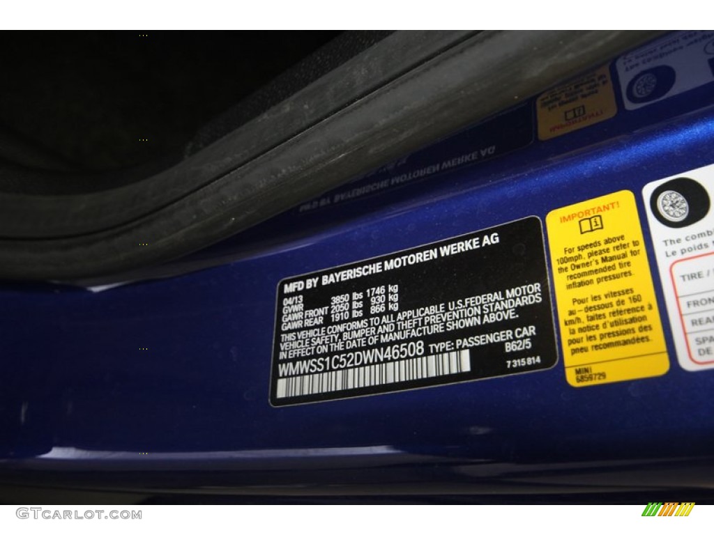 2013 Cooper Paceman - Starlight Blue Metallic / Gravity Satellite Gray Leather photo #9