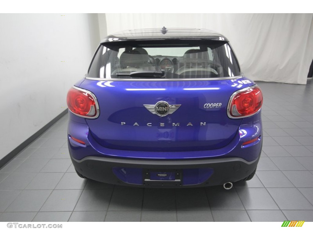 2013 Cooper Paceman - Starlight Blue Metallic / Gravity Satellite Gray Leather photo #10