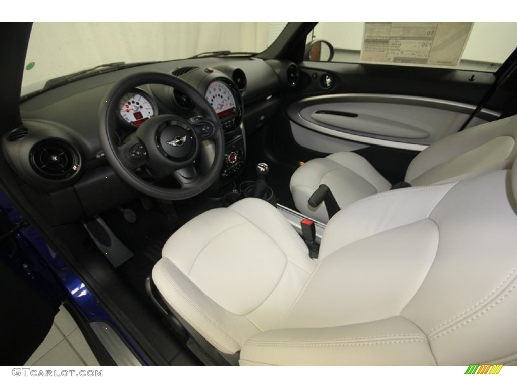 2013 Cooper Paceman - Starlight Blue Metallic / Gravity Satellite Gray Leather photo #11