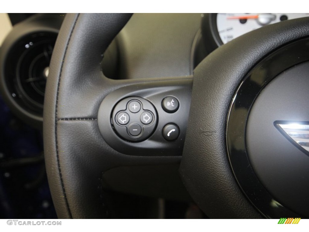 2013 Cooper Paceman - Starlight Blue Metallic / Gravity Satellite Gray Leather photo #23