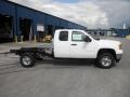 2013 Summit White GMC Sierra 2500HD Extended Cab Chassis  photo #1