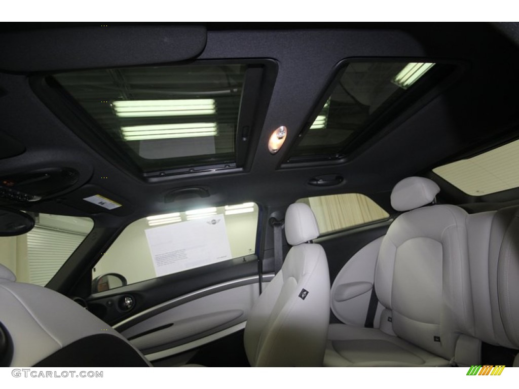 2013 Cooper Paceman - Starlight Blue Metallic / Gravity Satellite Gray Leather photo #26