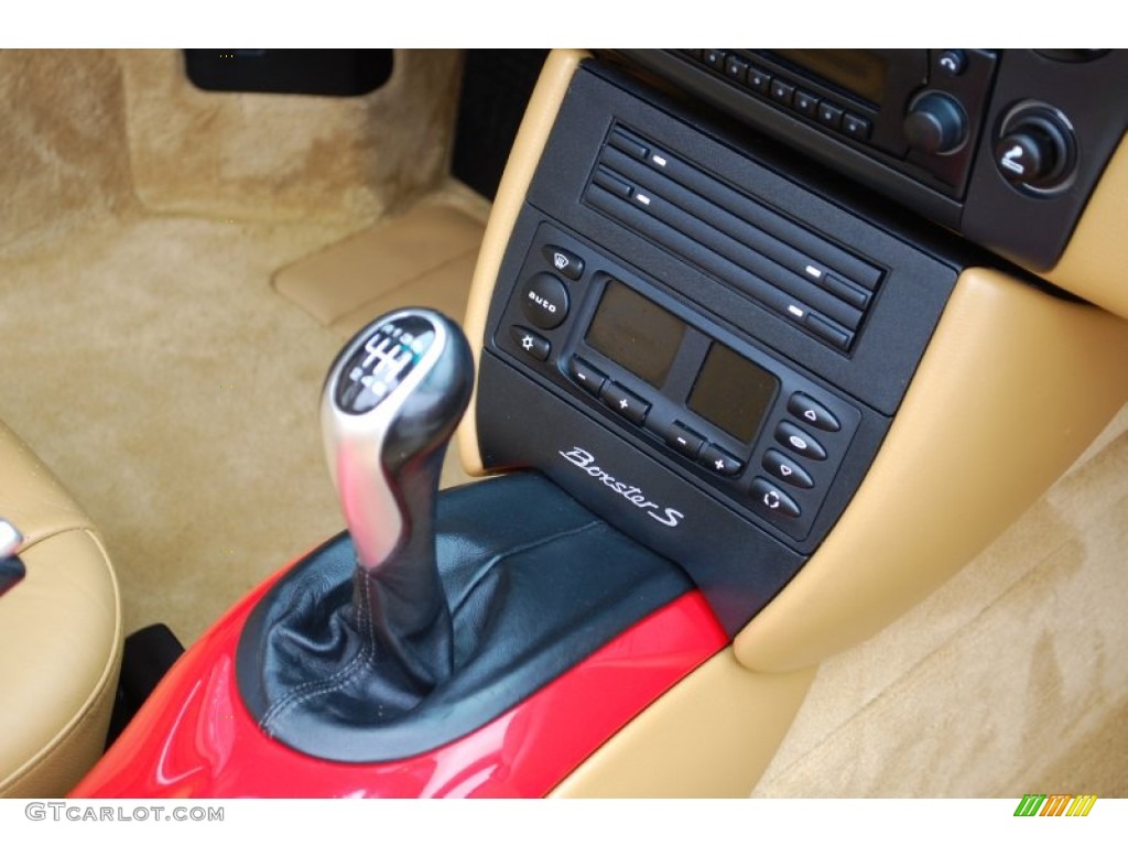 2002 Boxster S - Guards Red / Savanna Beige photo #62