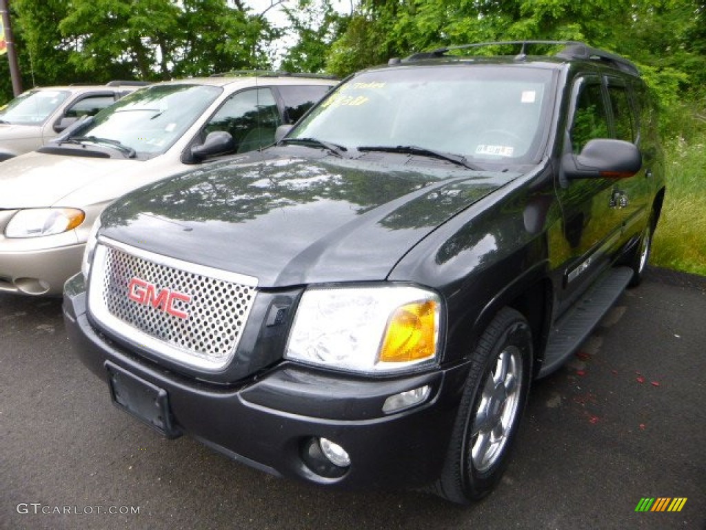 2005 Envoy XL SLT 4x4 - Carbon Black Metallic / Ebony photo #5