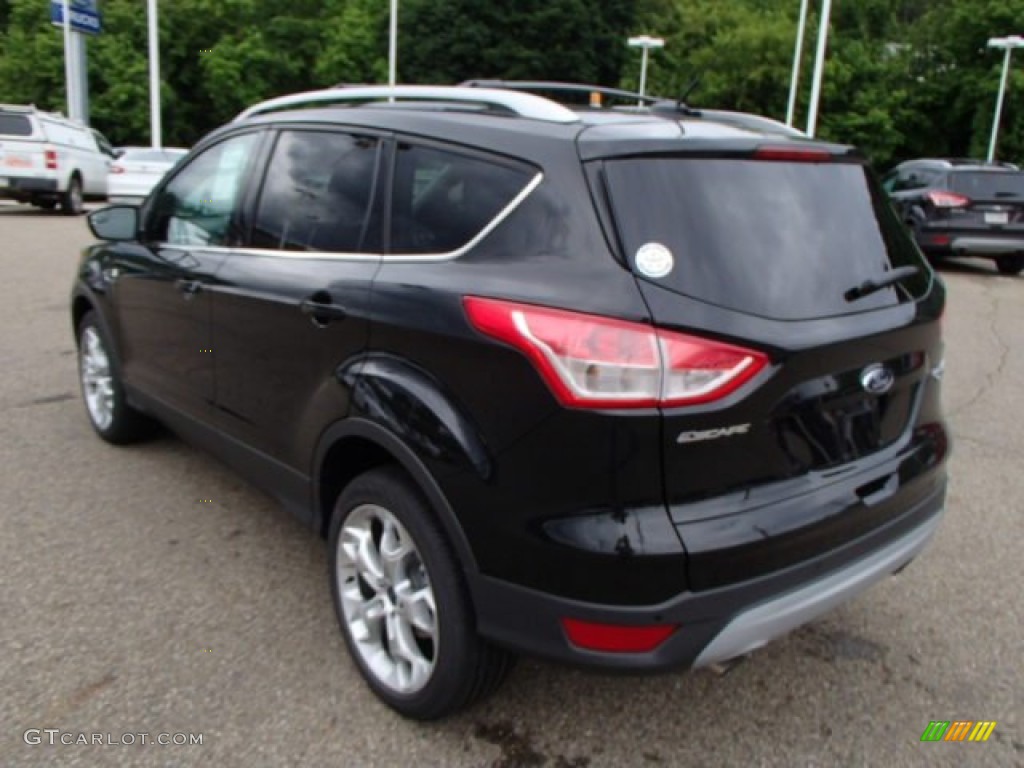 2013 Escape Titanium 2.0L EcoBoost 4WD - Tuxedo Black Metallic / Charcoal Black photo #6