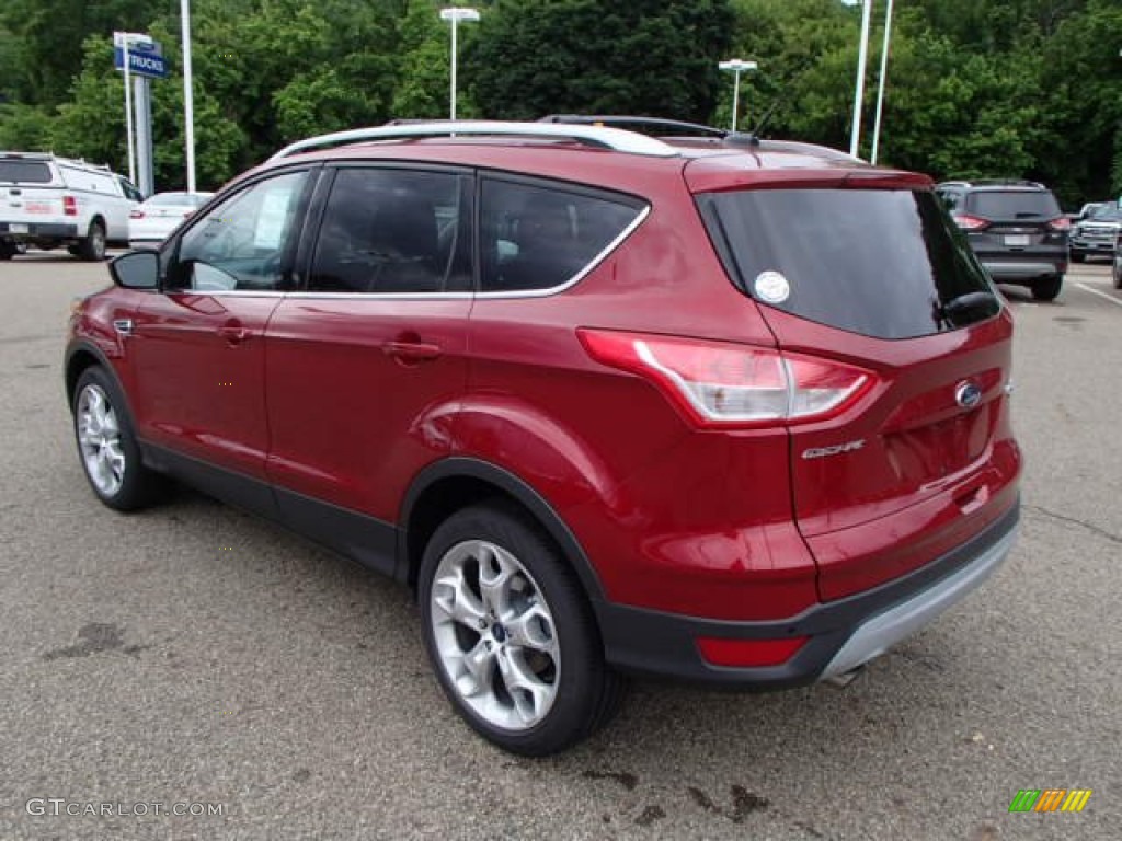 2013 Escape Titanium 2.0L EcoBoost 4WD - Ruby Red Metallic / Charcoal Black photo #6