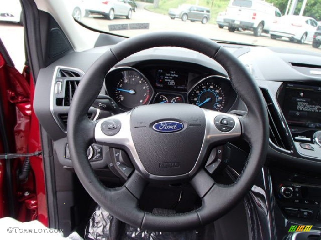 2013 Escape Titanium 2.0L EcoBoost 4WD - Ruby Red Metallic / Charcoal Black photo #19