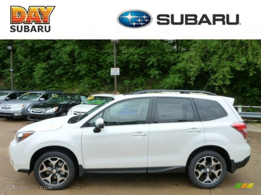 Satin White Pearl Subaru Forester