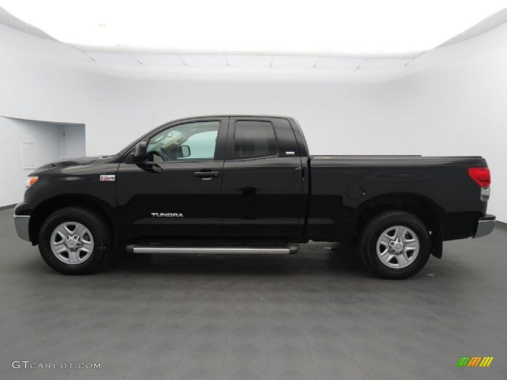 2010 Tundra SR5 Double Cab 4x4 - Black / Sand Beige photo #8