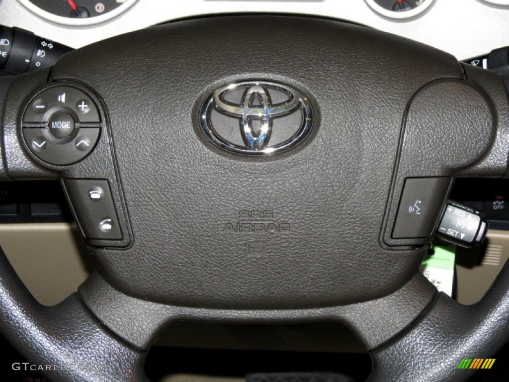 2010 Tundra SR5 Double Cab 4x4 - Black / Sand Beige photo #21