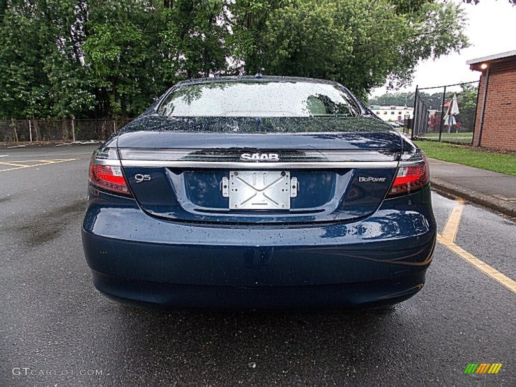 2011 9-5 Turbo4 Premium Sedan - Fjord Blue Metallic / Parchment photo #4