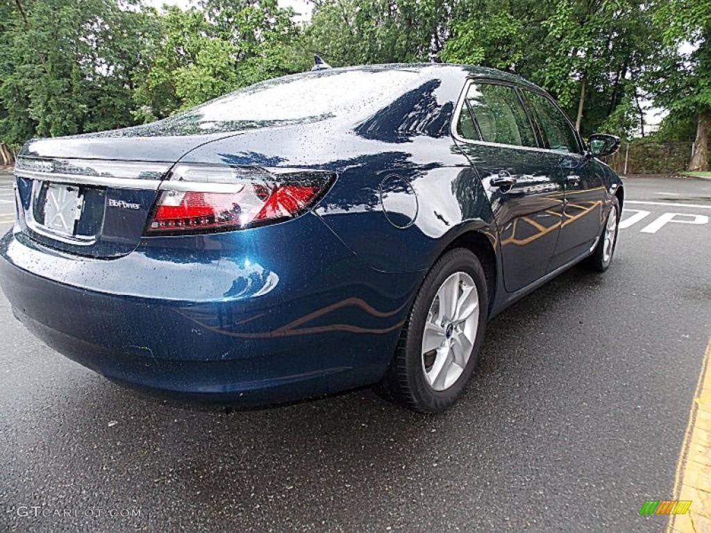 2011 9-5 Turbo4 Premium Sedan - Fjord Blue Metallic / Parchment photo #5