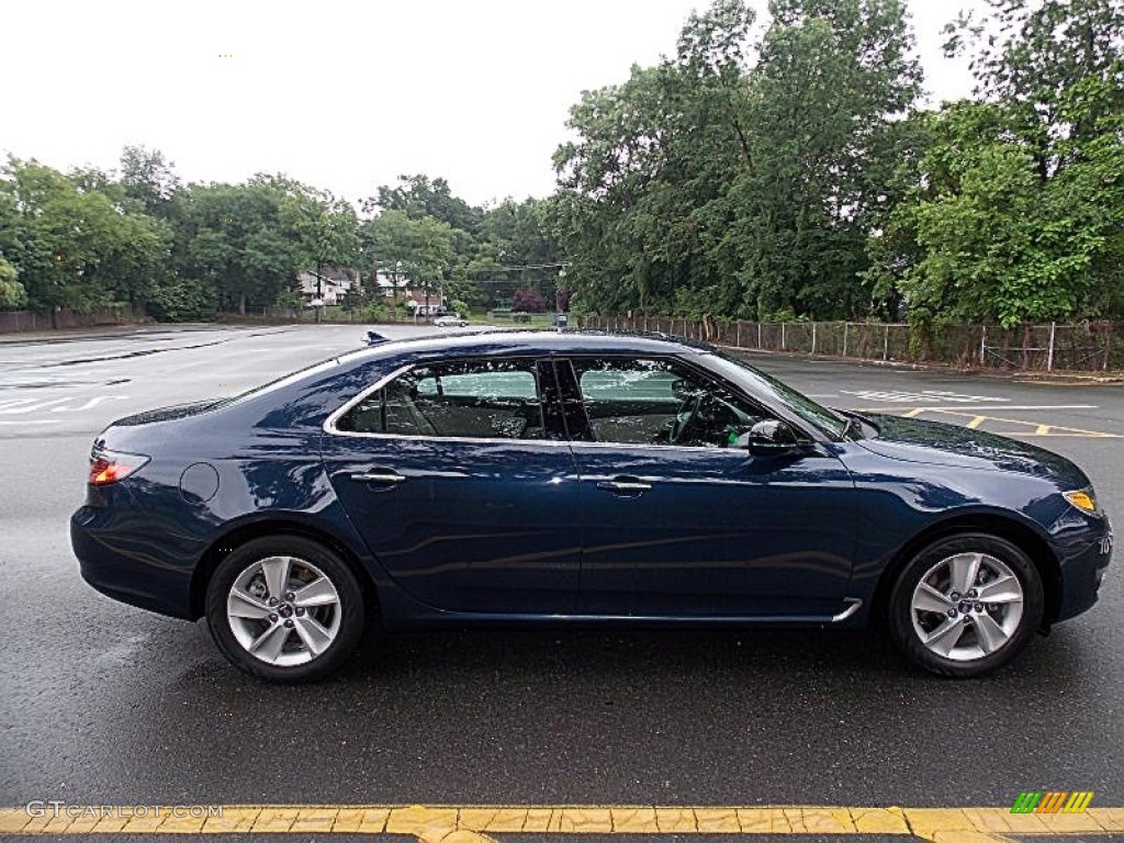 2011 9-5 Turbo4 Premium Sedan - Fjord Blue Metallic / Parchment photo #6