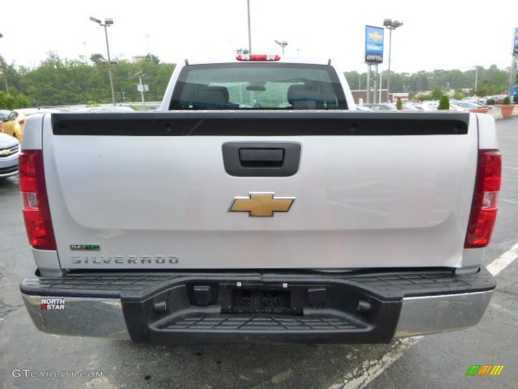 2011 Silverado 1500 Extended Cab 4x4 - Sheer Silver Metallic / Dark Titanium photo #4
