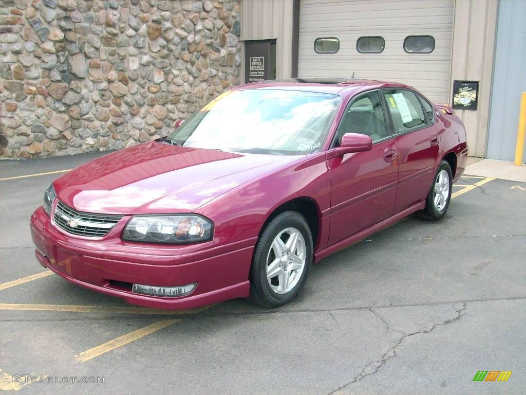 2005 Impala LS - Sport Red Metallic / Neutral Beige photo #1