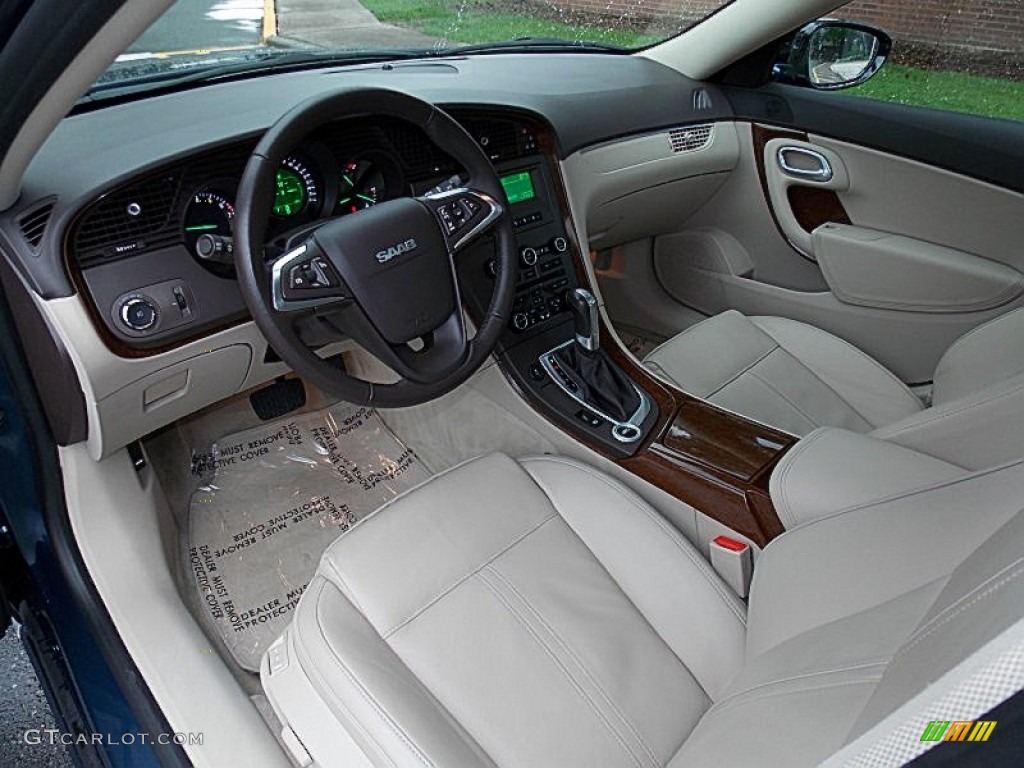 2011 9-5 Turbo4 Premium Sedan - Fjord Blue Metallic / Parchment photo #12