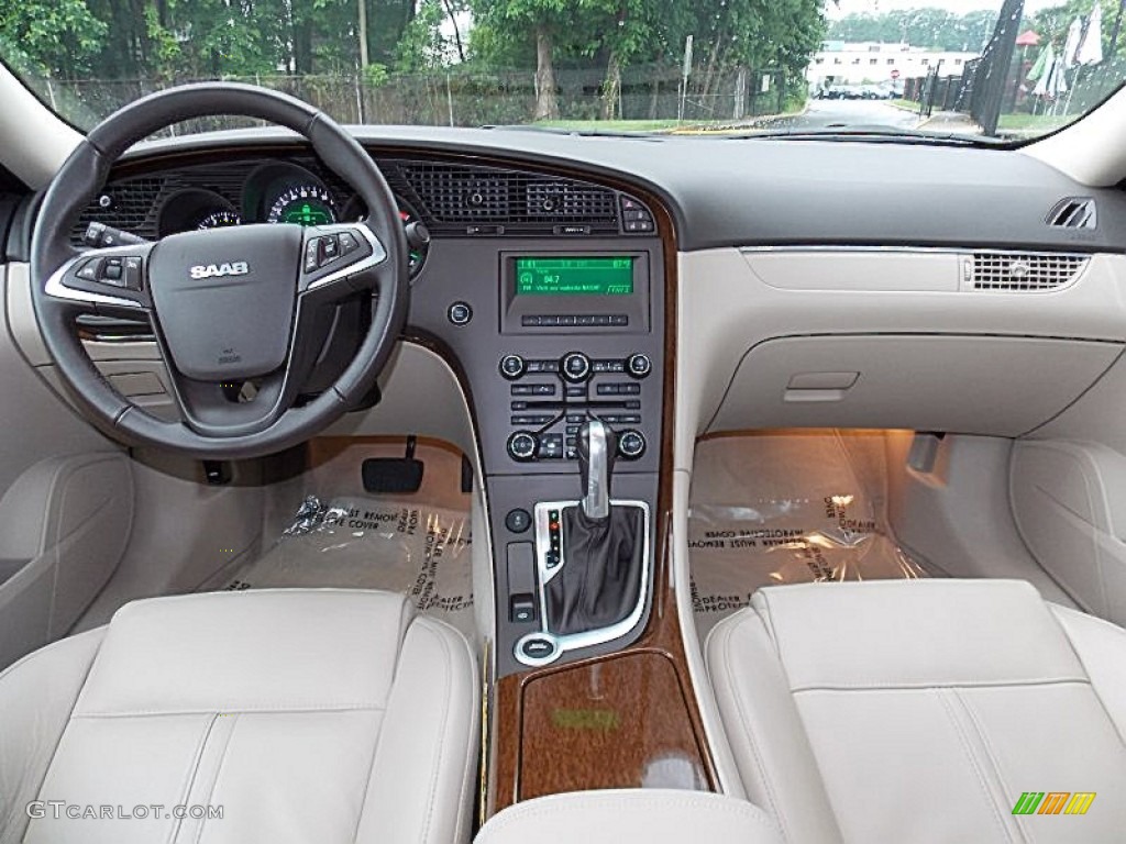 2011 9-5 Turbo4 Premium Sedan - Fjord Blue Metallic / Parchment photo #13