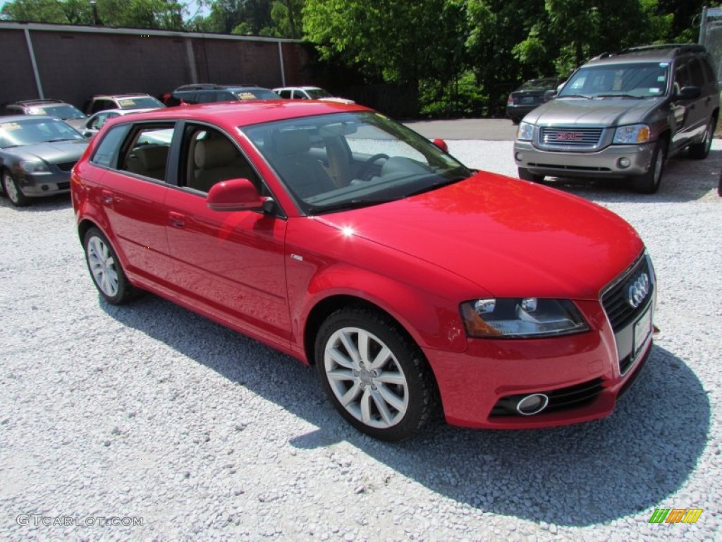 2010 Brilliant Red Audi A3 2.0 TFSI 82063518 Photo 7