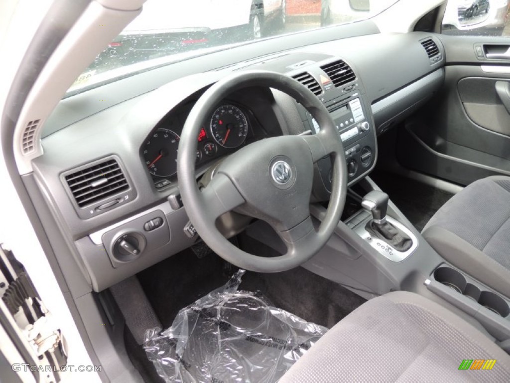 Art Gray Interior 2007 Volkswagen Jetta 2.5 Sedan Photo #82073029