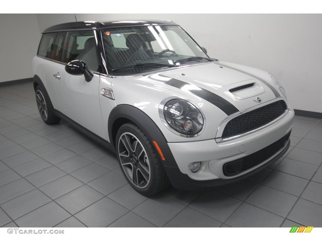 2013 Cooper S Clubman - White Silver Metallic / Carbon Black photo #1