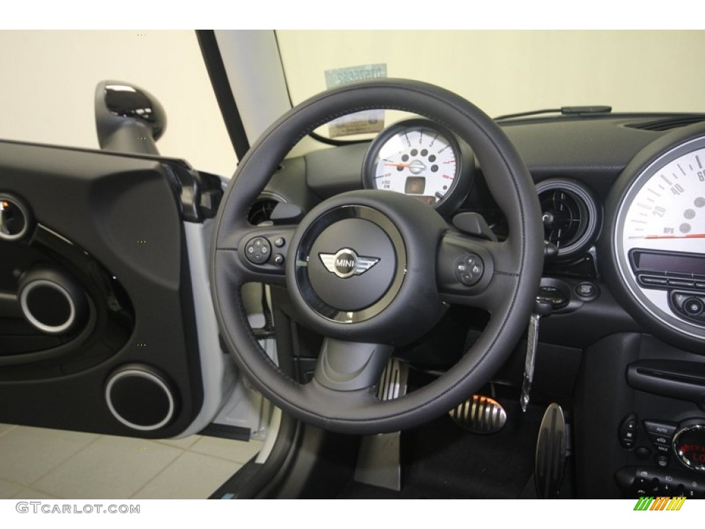 2013 Cooper S Clubman - White Silver Metallic / Carbon Black photo #26