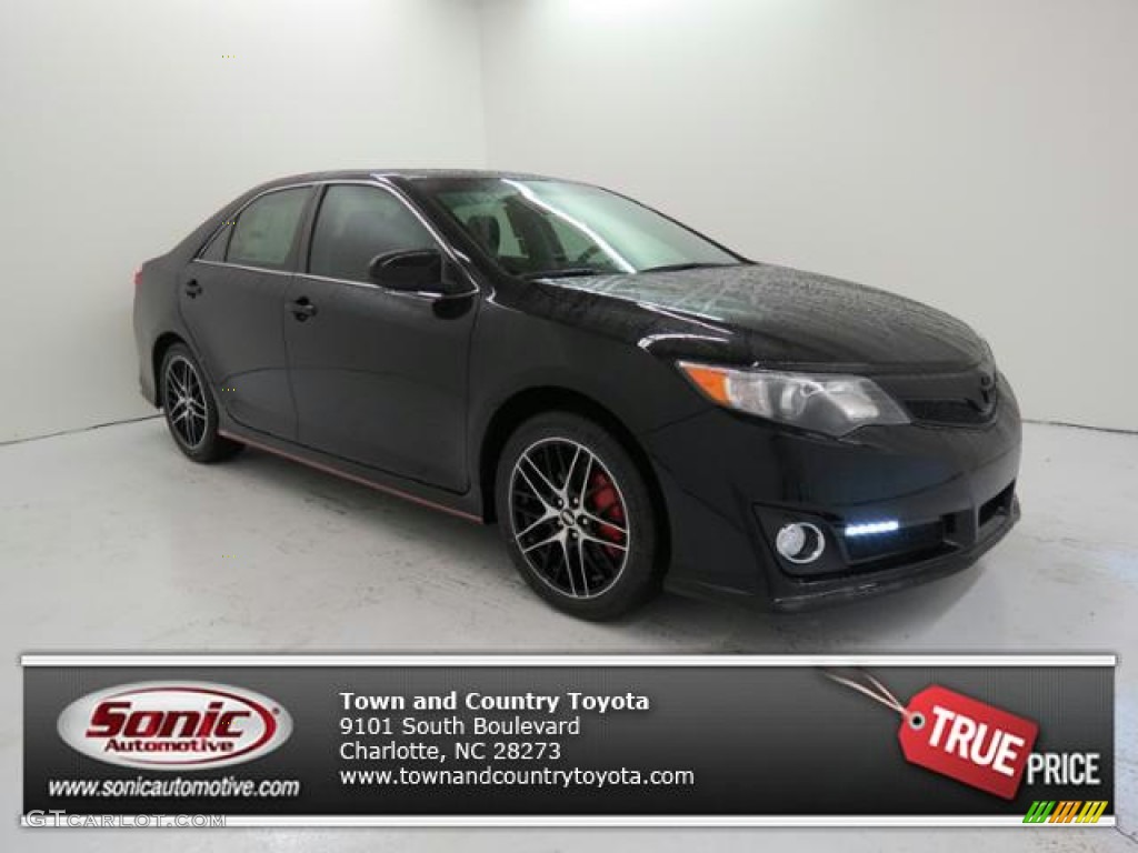 2013 Camry XSP - Attitude Black Metallic / XSP Red/Black photo #1